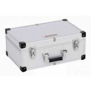 Hliníkový kufr prázdný 420x265x173mm stříbrný KREATOR KRT640260S