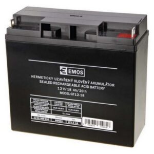 Olověný akumulátor EMOS B9655 12V 18Ah