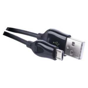 USB kabel EMOS 2.0 A/M - micro B/M 1m černý